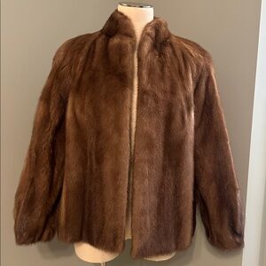 Ladies mink jacket